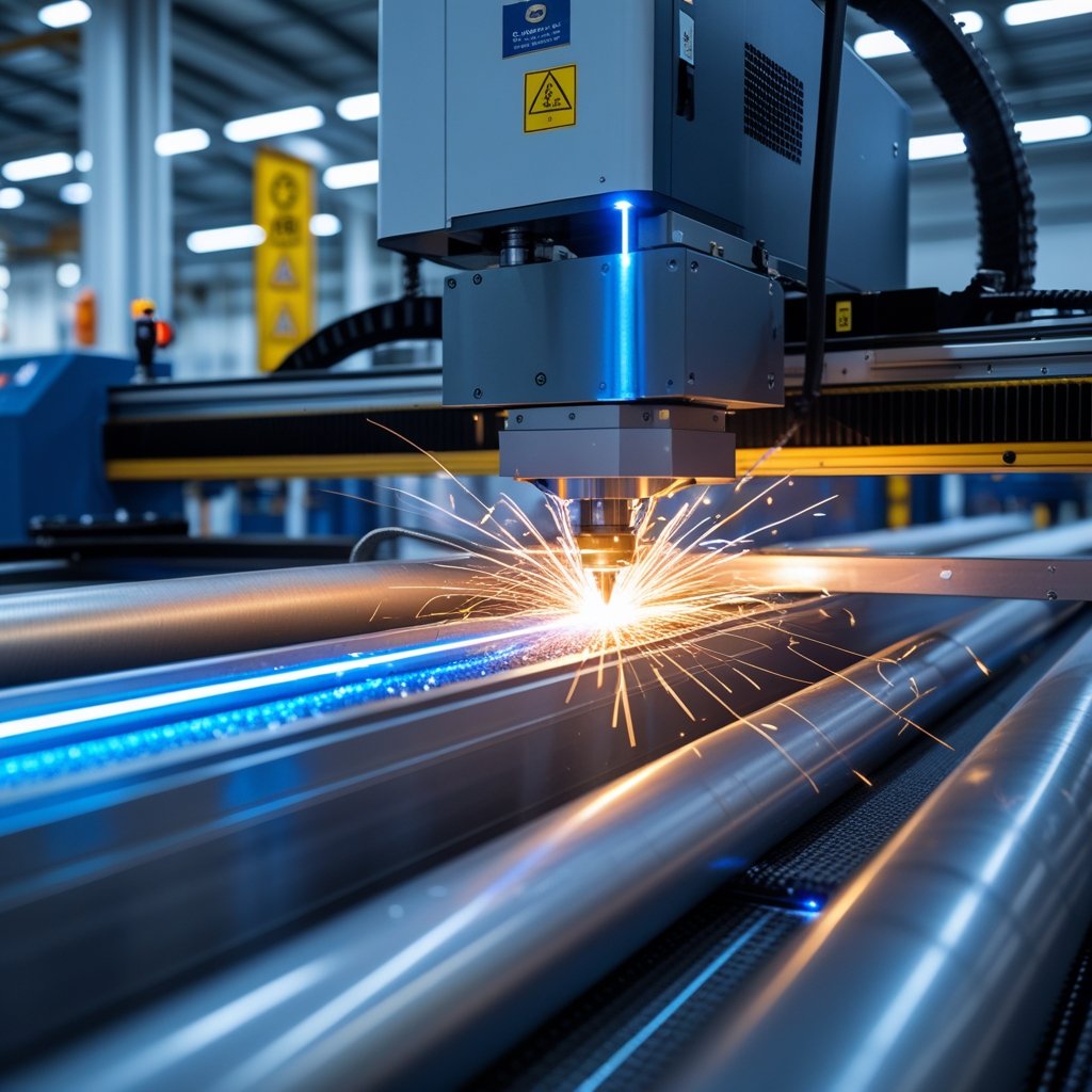 Mild Steel Pipe Laser Cutting Services
